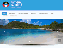 Tablet Screenshot of antiguabarbuda-citizenship.com